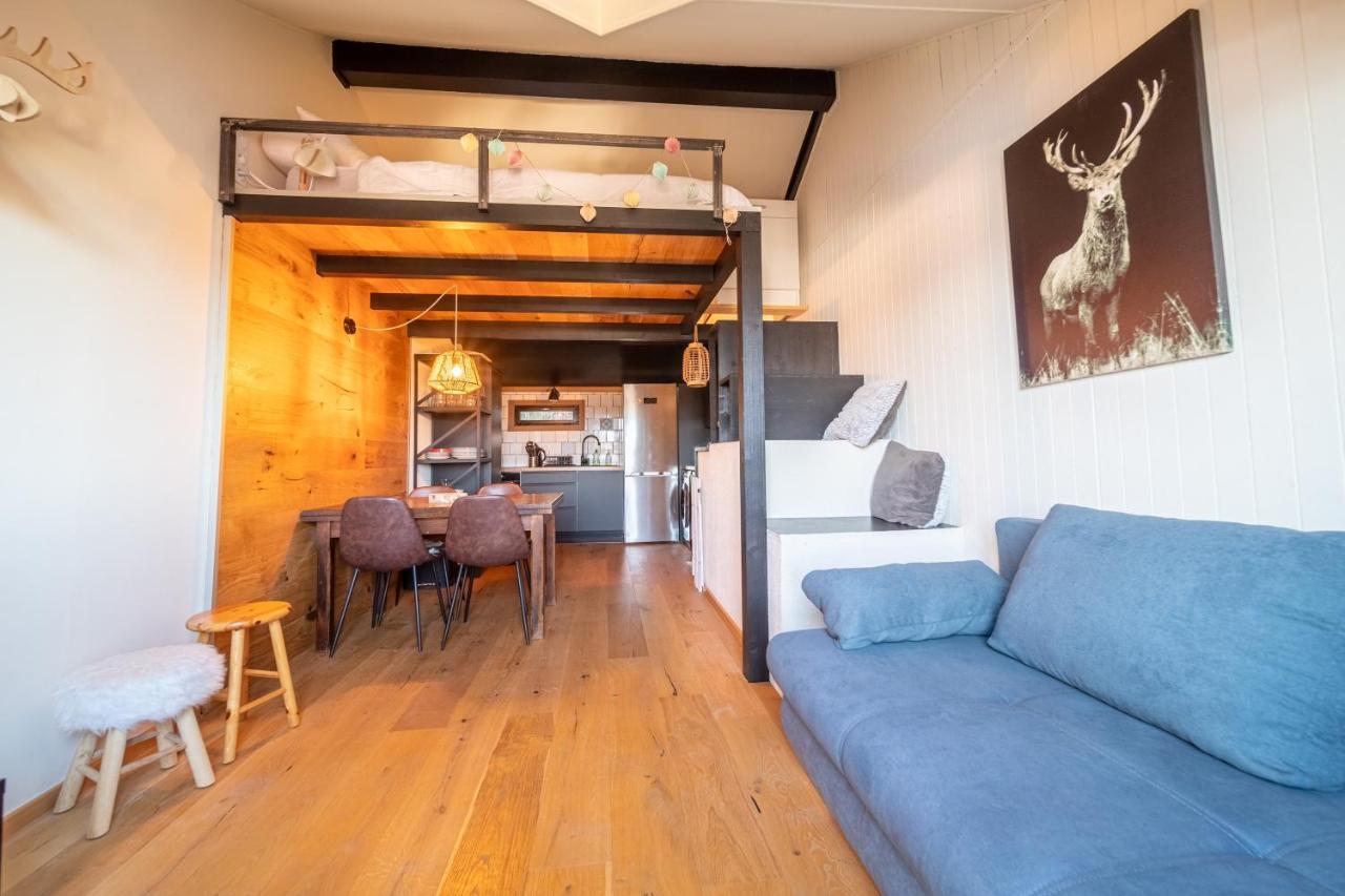 Le Cerf - Duplex Avec Superbe Vue Montagne Apartment Лез Англ Екстериор снимка