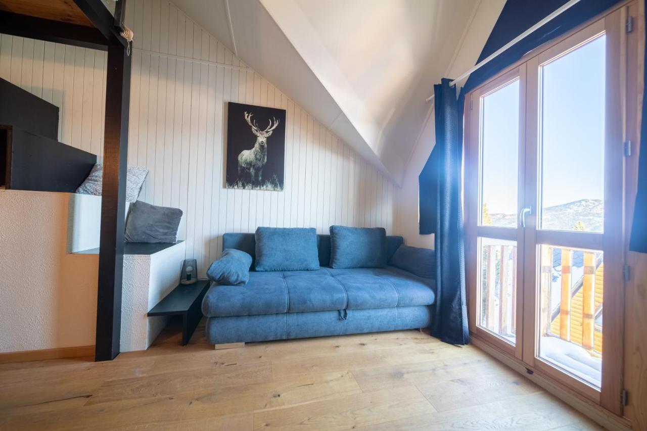 Le Cerf - Duplex Avec Superbe Vue Montagne Apartment Лез Англ Екстериор снимка